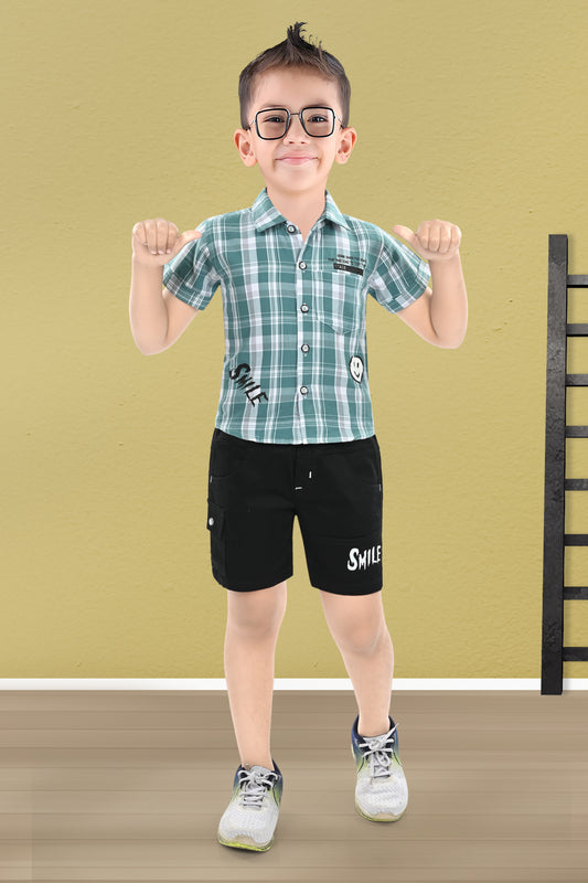 100% Cotton Check Shirts With 100% Cotton Pant