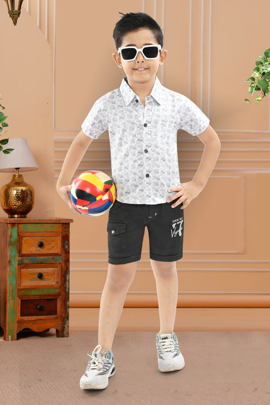 100% Cotton Printed Shirt With RFD Pant