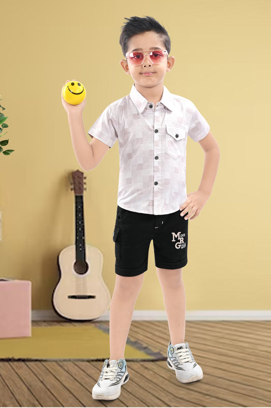 100% Cotton Box Printed Shirt With Cotton Pant